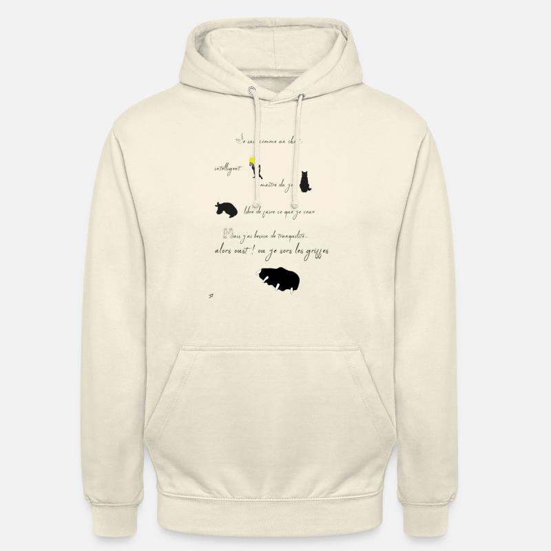 Ich bin eine Katze - Unisex Hoodie - Vanille-Milchshake