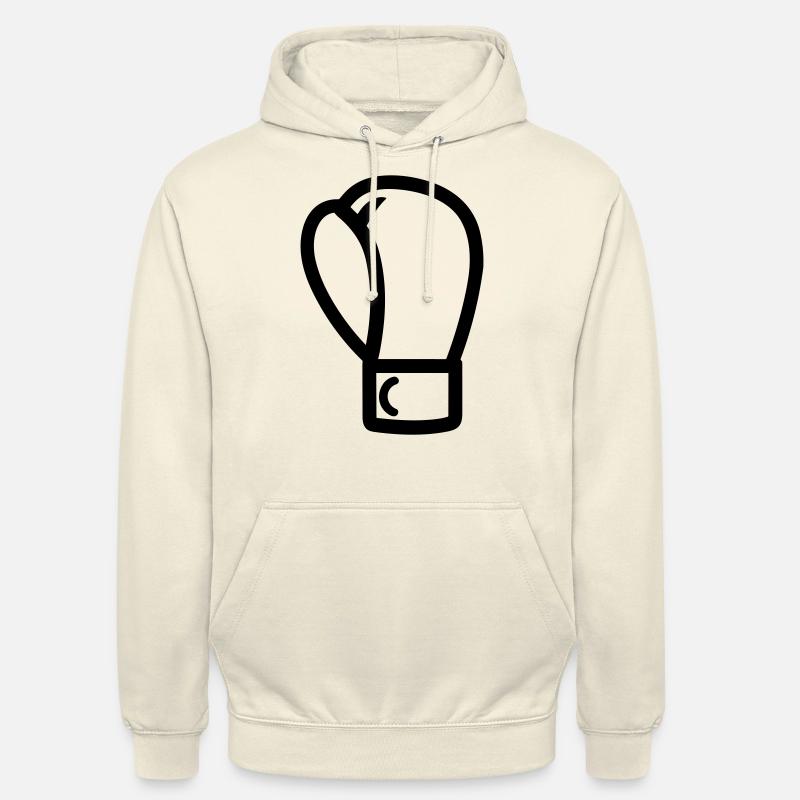 gant de boxe - Sweat-shirt à capuche unisexe - vanille