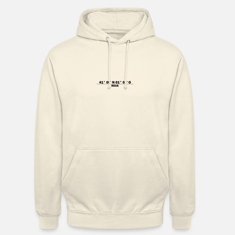 Coordonnées de Reus - Sweat-shirt à capuche unisexe - vanille