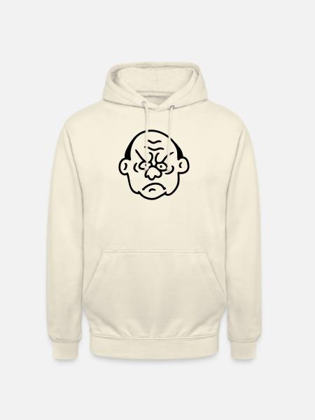 Chef - dissatisfied - Line - Unisex Hoodie - vanilla