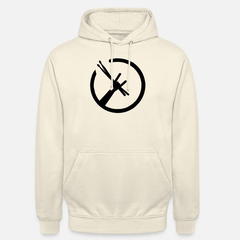 Drummers Metal Fork - Unisex Hoodie - Vanille-Milchshake