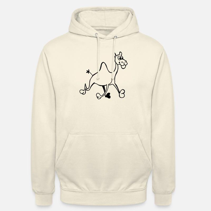 Lustiges Kamel - Unisex Hoodie - Vanille-Milchshake