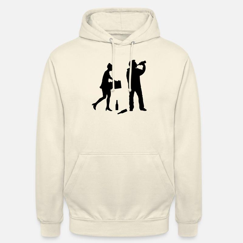 coppia - Felpa con cappuccio unisex - milkshake