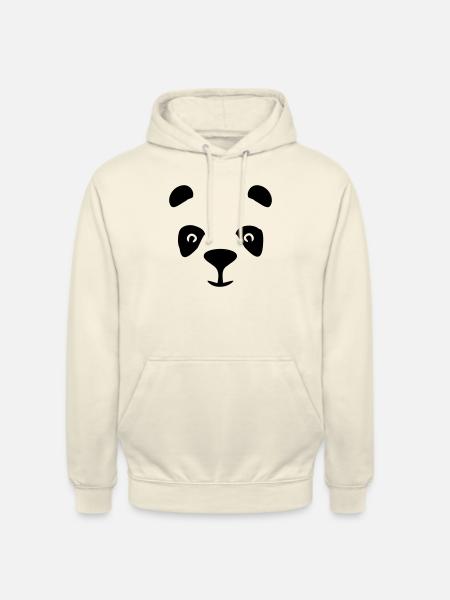 panda - Unisex Hoodie - Vanille-Milchshake