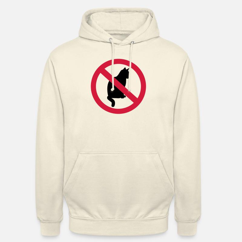 Chat - Sweat-shirt à capuche unisexe - vanille