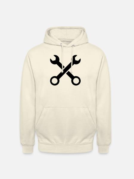 Clé - Sweat-shirt à capuche unisexe - vanille