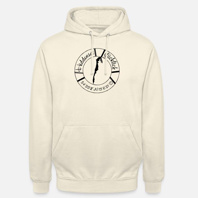 HiddenseeGlücklich Rettungsring - Unisex Hoodie - Vanille-Milchshake