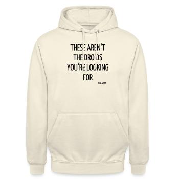 Cinema / Film / Zitat / TV-Serie - Unisex Hoodie - Vanille-Milchshake - Vorne - Alina (178cm) & Michal (187cm)