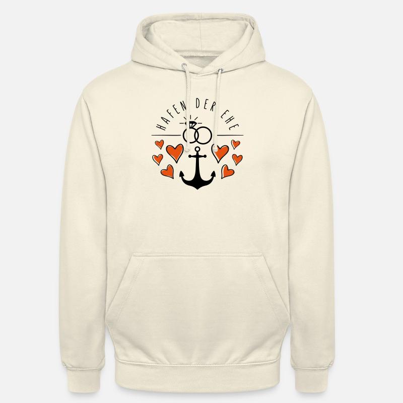 hafen der ehe herzen - Unisex Hoodie - Vanille-Milchshake