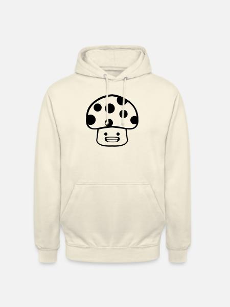 Mushroom Comic - Unisex Hoodie - vanilla