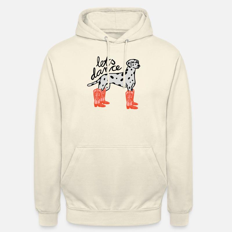 Hund Line Dance - Unisex Hoodie - Vanille-Milchshake