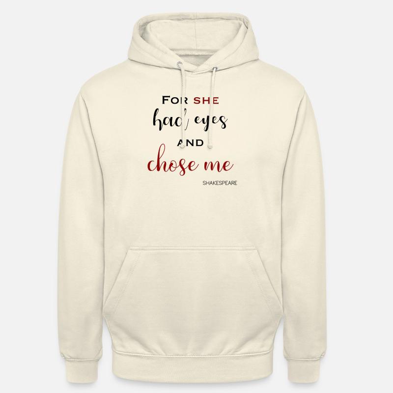Shakespeares Satz - Unisex Hoodie - Vanille-Milchshake