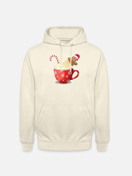 Weihnachtliche Schokotasse - Unisex Hoodie - Vanille-Milchshake