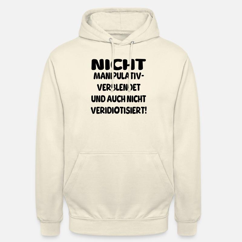 nicht verblendet - Unisex Hoodie - Vanille-Milchshake