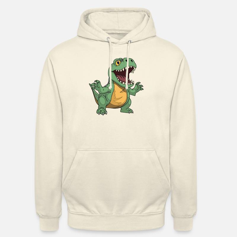 Conception de Tee Rex - Sweat-shirt à capuche unisexe - vanille