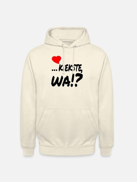 herzlich kiekste wa - Unisex Hoodie - Vanille-Milchshake
