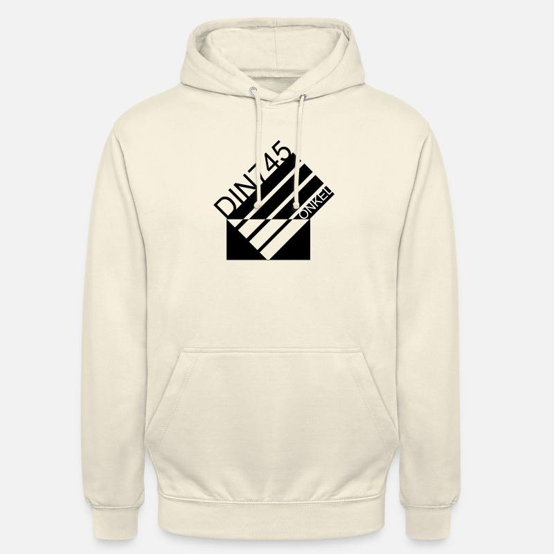 DIN ONKEL 745 - Sweat-shirt à capuche unisexe - vanille