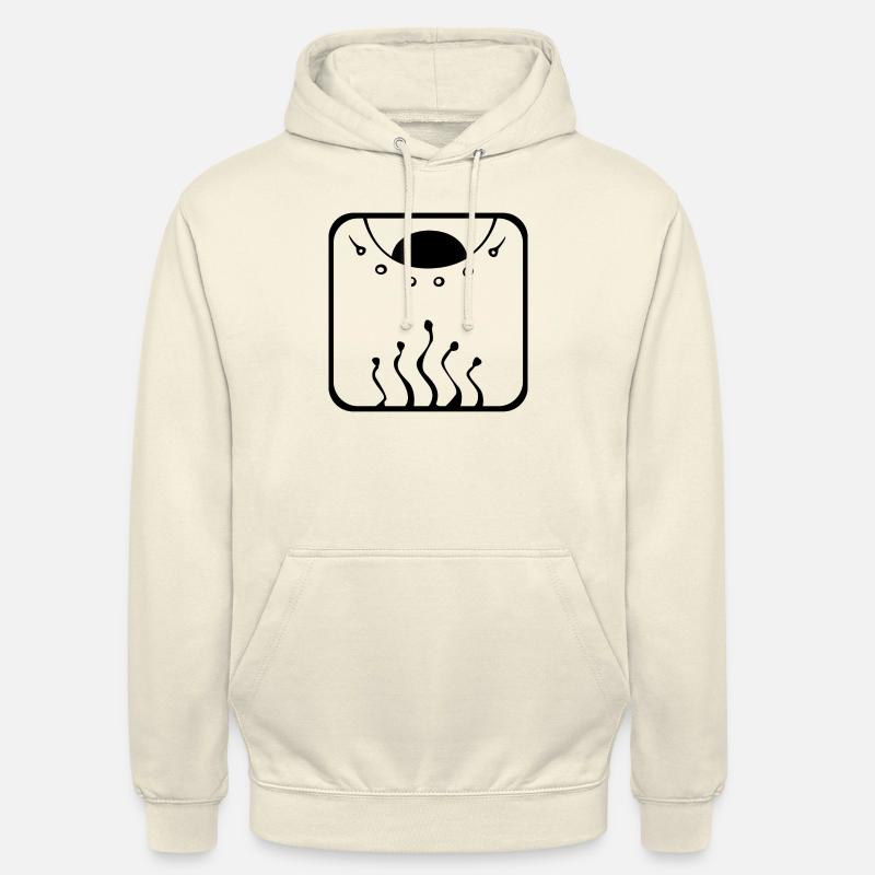 1 Kin Maya-Drache BLK - Unisex Hoodie - Vanille-Milchshake