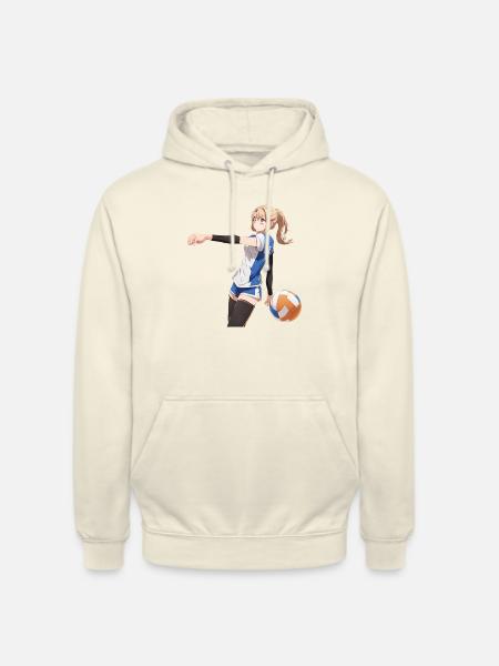 Manga Volleyball - Unisex Hoodie - Vanille-Milchshake