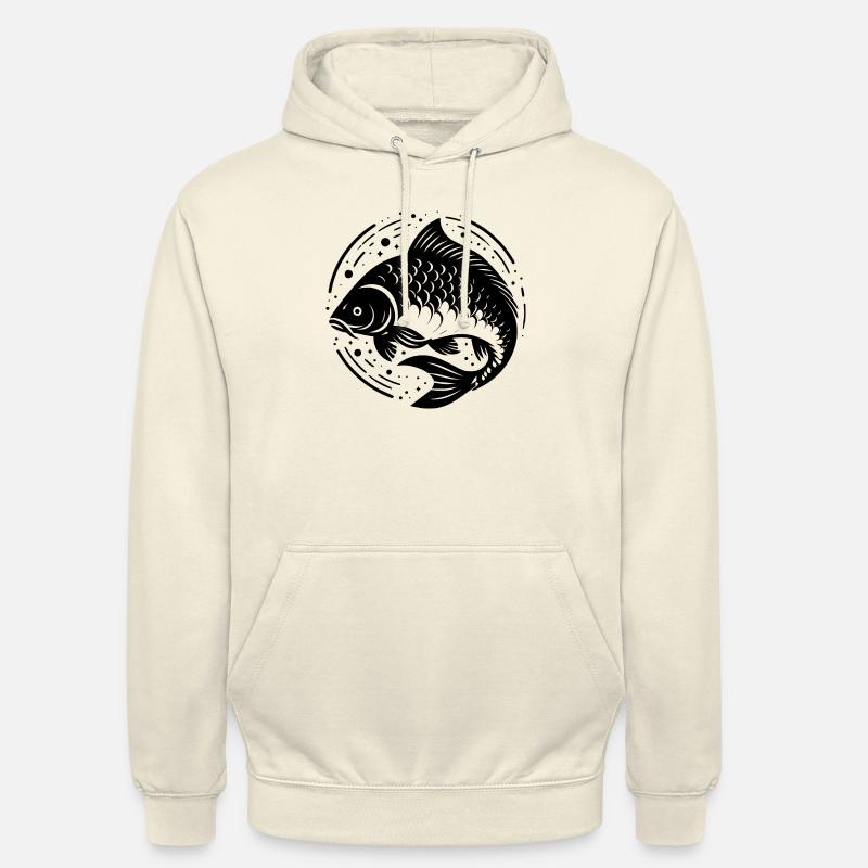 Carpe créative, transparente - Sweat-shirt à capuche unisexe - vanille