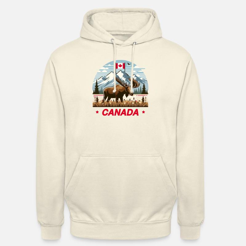 Canada 16 (en anglais seulement) - Sweat-shirt à capuche unisexe - vanille