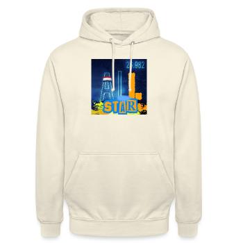 ALL STAR CHEMISTRY - Unisex Hoodie - vanilla - Front - Alina (178cm) & Michal (187cm)