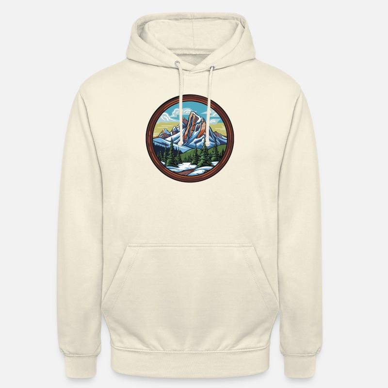 Mountains 1 - Unisex Hoodie - vanilla