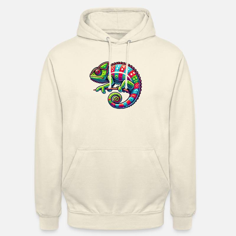 caméléon - Sweat-shirt à capuche unisexe - vanille