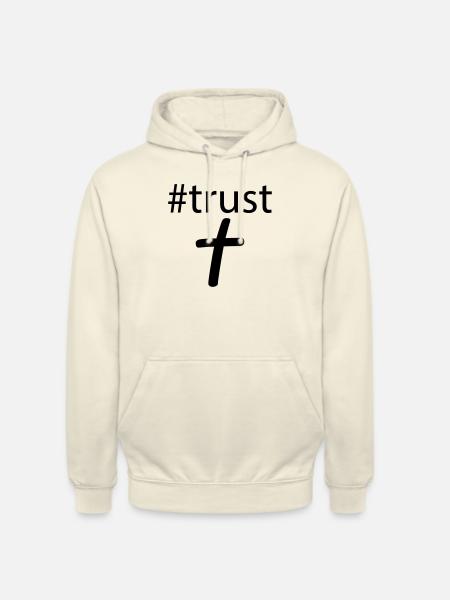 #trust in jesus - Unisex Hoodie - Vanille-Milchshake