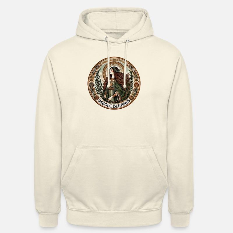 Imbolc - Sweat-shirt à capuche unisexe - vanille