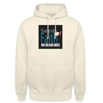 SEEDS OF FAITH - Unisex Hoodie - vanilla - Front - Alina (178cm) & Michal (187cm)
