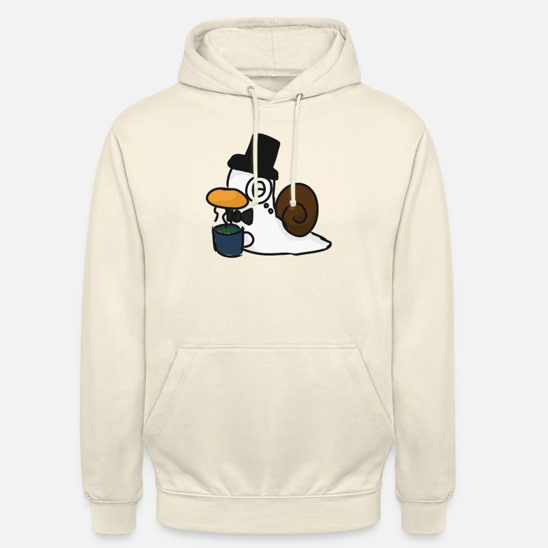 Schnente Monokel-Teezeit - Unisex Hoodie - Vanille-Milchshake
