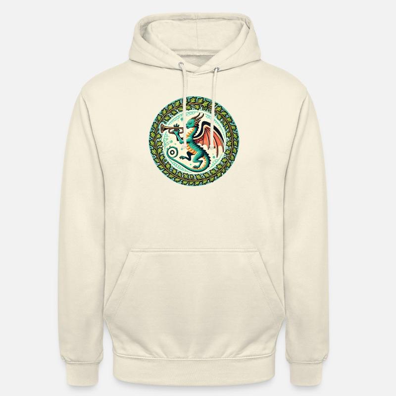 Dragon trompette - Sweat-shirt à capuche unisexe - vanille