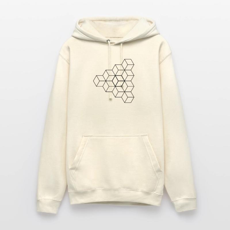 Triangle Cube Bold Bluza z kapturem typu unisex