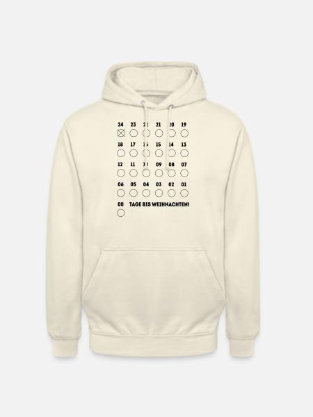Adventskalender - Unisex Hoodie - Vanille-Milchshake