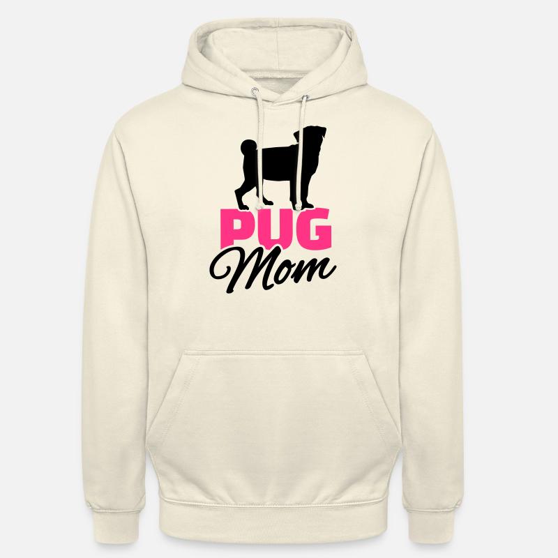 Mops - Unisex Hoodie - Vanille-Milchshake
