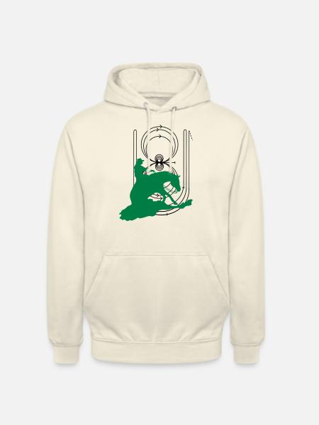 reining_pattern_sliderin - Unisex Hoodie - vanilla