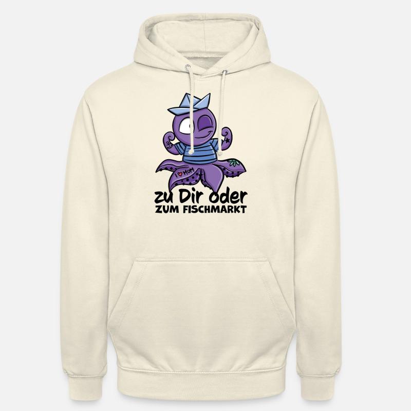 tony Tattoo Statement zu dir oder zum Fischmarkt - Unisex Hoodie - Vanille-Milchshake