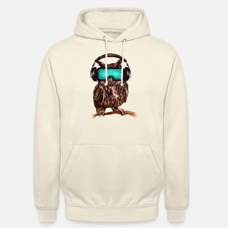 Eule _ 03 - Unisex Hoodie - Vanille-Milchshake