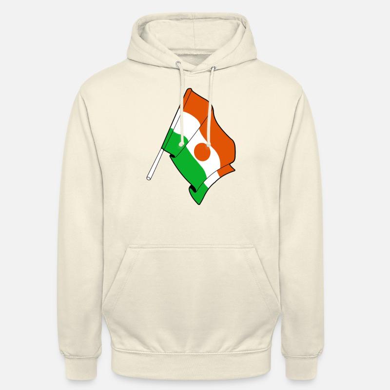 Drapeau Niger - Sweat-shirt à capuche unisexe - vanille