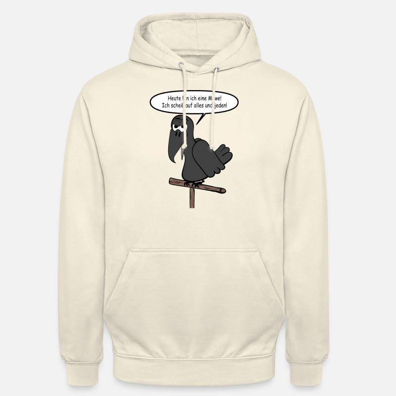 Heute bin ich eine Möwe - Unisex Hoodie - Vanille-Milchshake