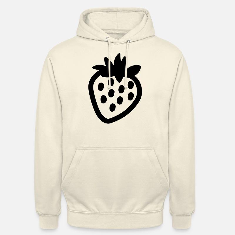 fraise - Sweat-shirt à capuche unisexe - vanille