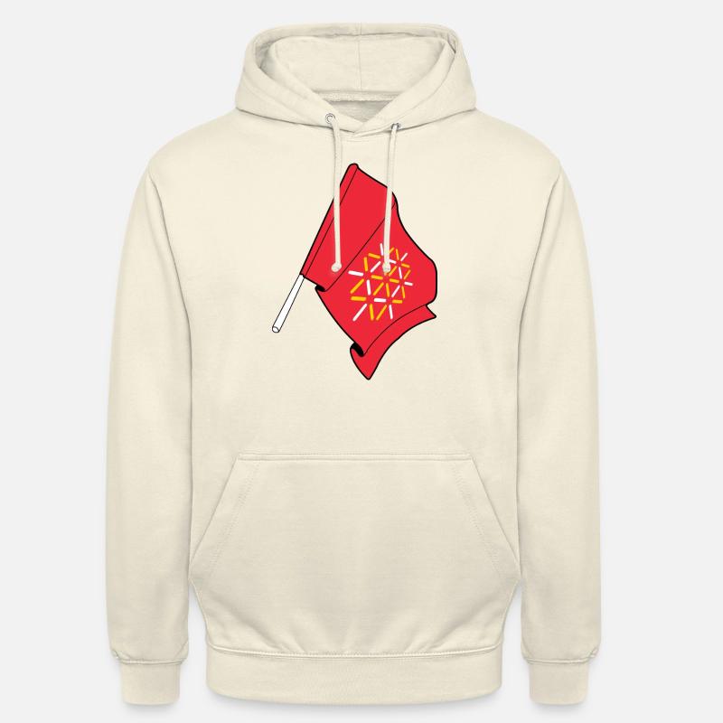 Drapeau Lauguedoc Roussillon - Sweat-shirt à capuche unisexe - vanille