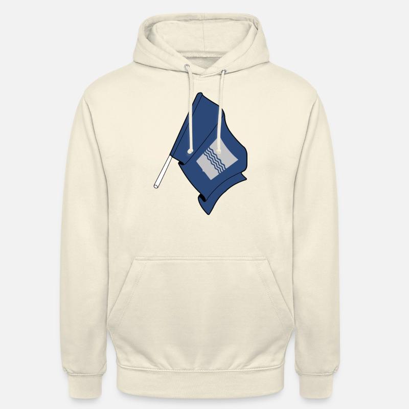 Drapeau : Basilicate, Italie - Sweat-shirt à capuche unisexe - vanille