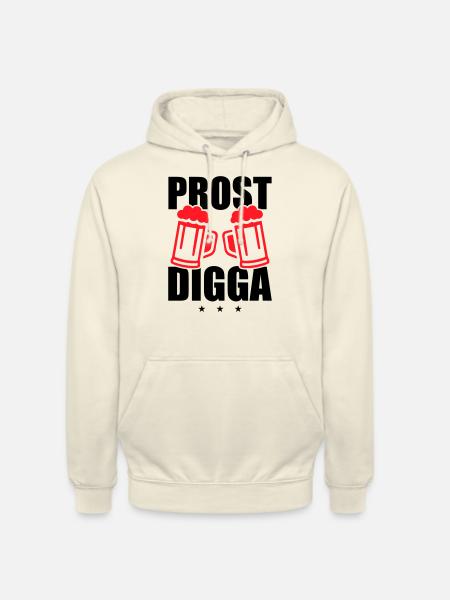 Prost Digga Bier - Unisex Hoodie - Vanille-Milchshake