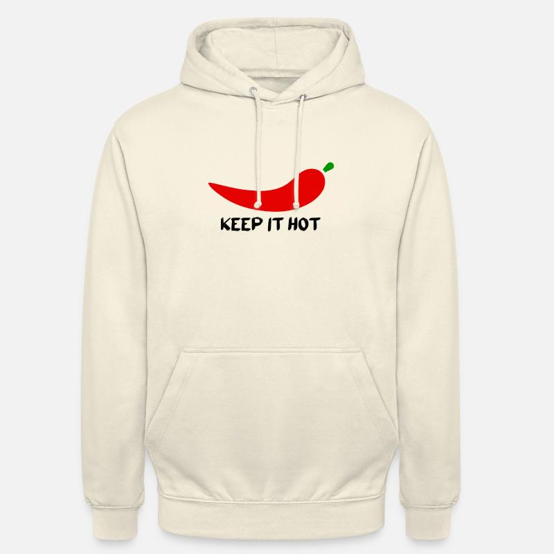 Keep it Hot Chili - Sweat-shirt à capuche unisexe - vanille