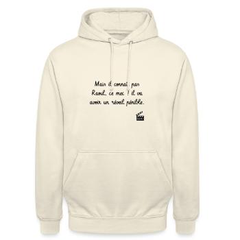 Les Tontons Flingueurs ! Réplique culte - Humour - Sweat-shirt à capuche unisexe - vanille - Devant - Alina (178cm) & Michal (187cm)