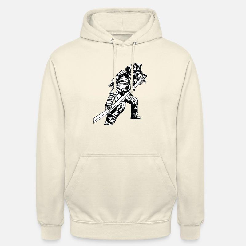 Pompier - Sweat-shirt à capuche unisexe - vanille