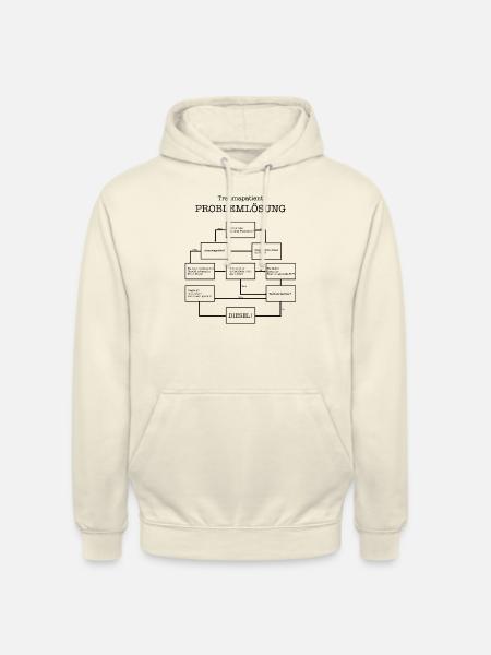 Rettungsdienst Problemlösung Spruch Geschenk - Unisex Hoodie - Vanille-Milchshake