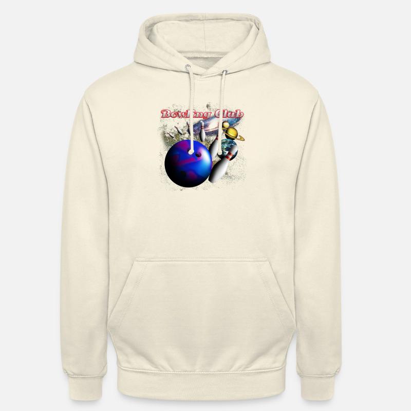 bowling_space_a - Unisex Hoodie - vanilla